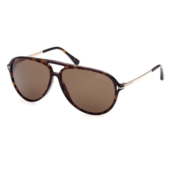 NEW TOM FORD AVIATOR POLARIZED SUNGLASSES TF909 52H